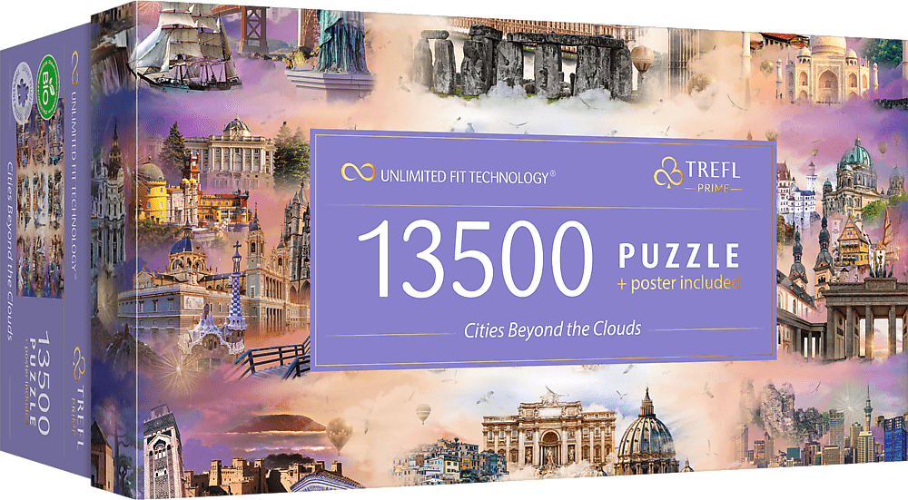 Városok a Felhők Felett Trefl Prime 13500 darabos kirakó puzzle (TR - 81030) - puzzlegarden