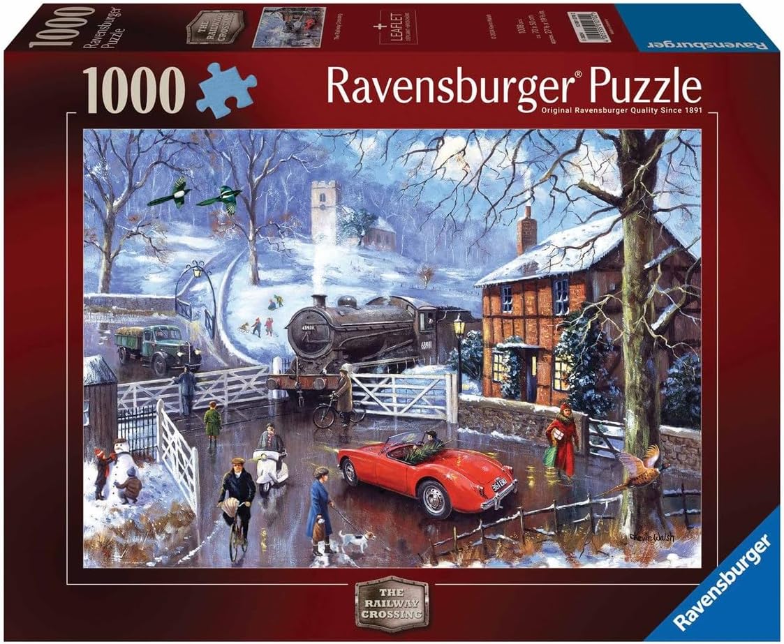 Vasúti átjáró Ravensburger 1000 darabos kirakó puzzle (RA - 12001270 4005555012702) - puzzlegarden
