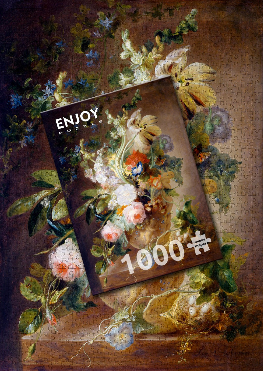 Váza Virágokkal Enjoy 1000 darabos kirakó puzzle (EN - 1521) - puzzlegarden