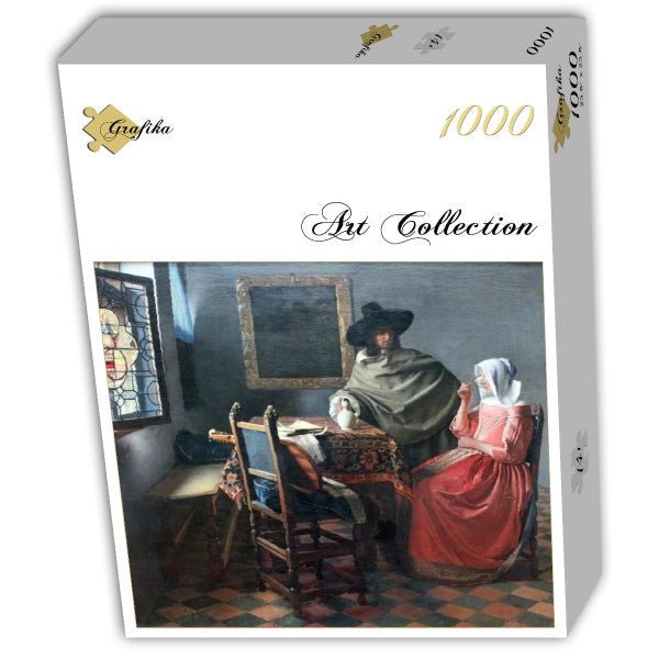 Vermeer - A borospohár Grafika 1000 darabos kirakó puzzle (GR - T - 02223) - puzzlegarden
