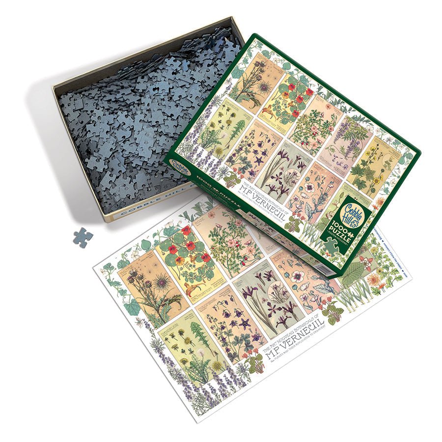 Verneuil - Botanikai rajzok Cobble Hill 1000 darabos kirakó puzzle (CH - 40191) - puzzlegarden