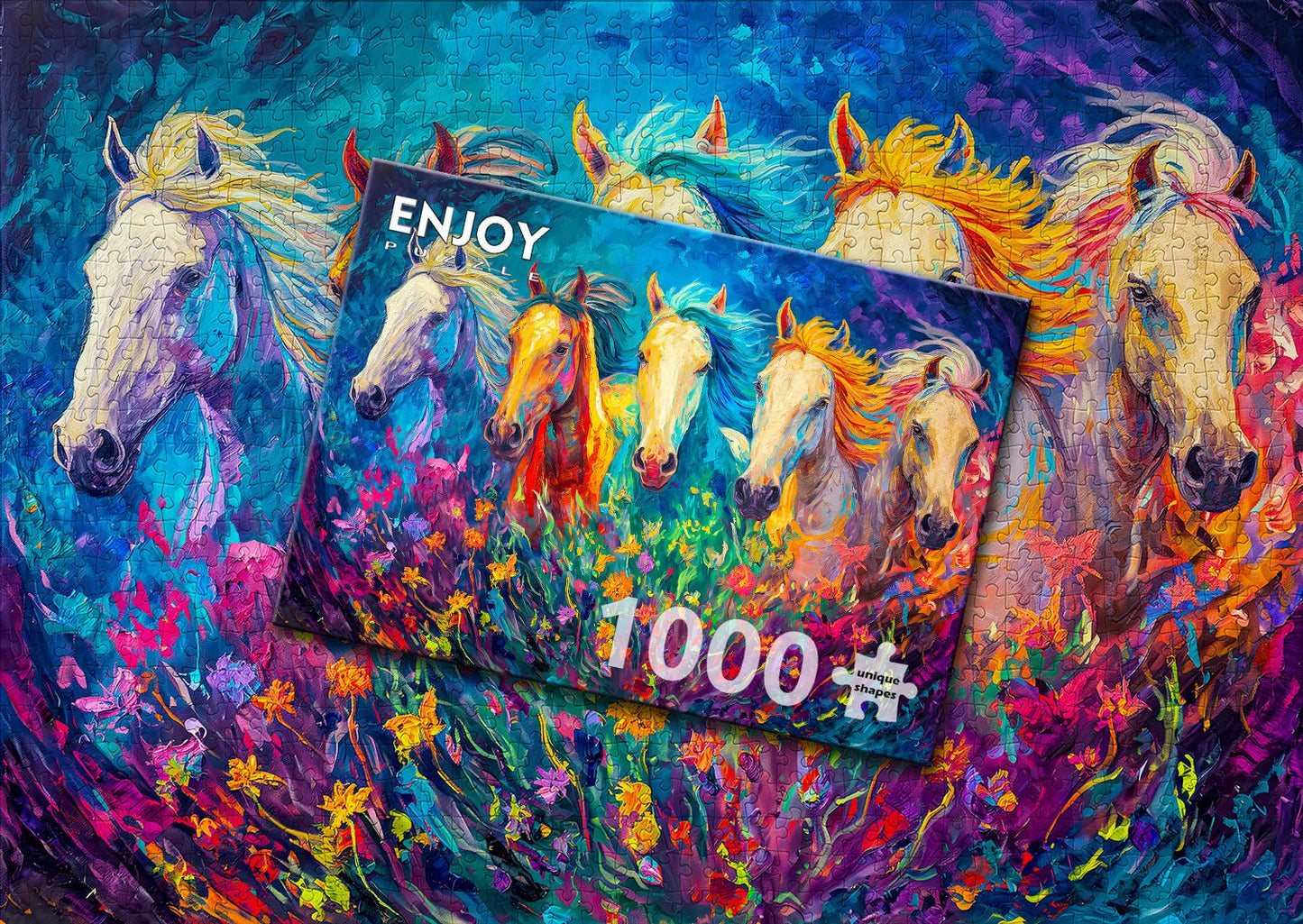 Vidám vágta Enjoy 1000 darabos kirakó puzzle (EN - 2275) - puzzlegarden