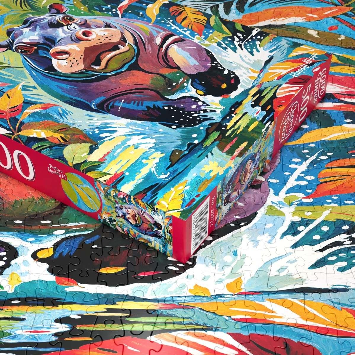 Vidám víziló Cherry Pazzi 500 darabos kirakó puzzle (CP - 20272) - puzzlegarden