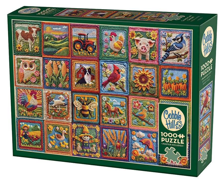 Vidéki élet – Horgolt hangulat Cobble Hill 1000 darabos kirakó puzzle (CH - 40320) - puzzlegarden