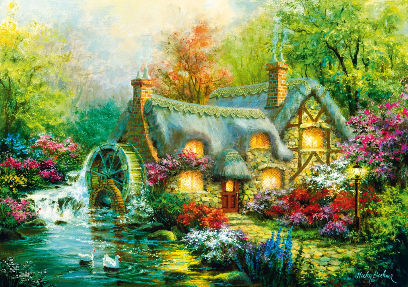 Vidéki menedékhely Bluebird 1000 darabos kirakó puzzle (BB - 70303 - P) - puzzlegarden