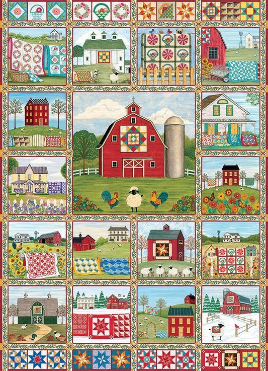 Vidéki Takarók Cobble Hill 1000 darabos kirakó puzzle (CH - 40262) - puzzlegarden