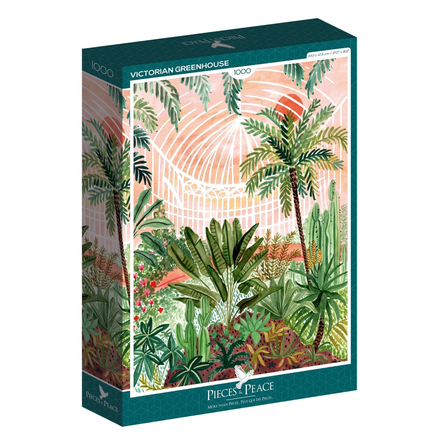 Viktoriánus Üvegház Pieces & Peace 1000 darabos kirakó puzzle (PaP - 0035) - puzzlegarden
