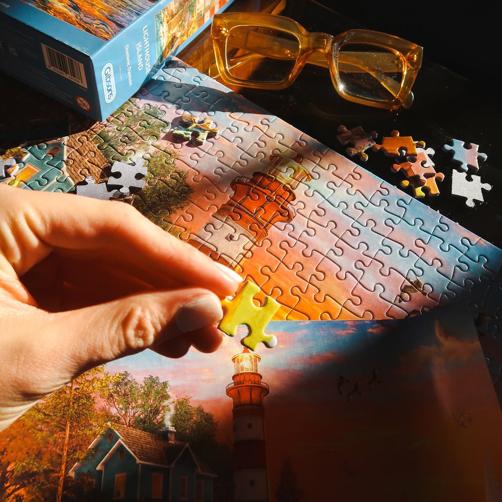 Világítótorony - sziget Gibsons 500 darabos kirakó puzzle (G - G3147) - puzzlegarden