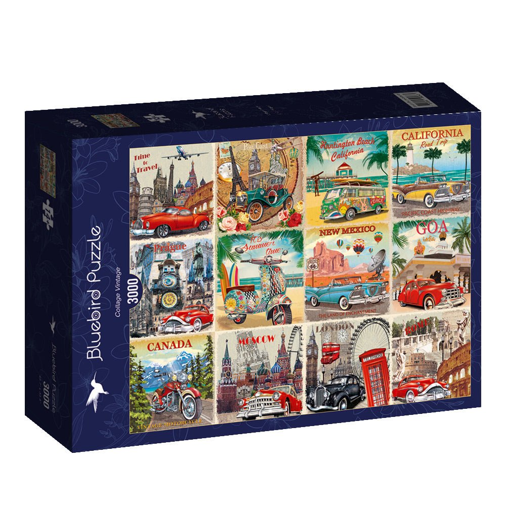 Vintage kollázs Bluebird 3000 darabos kirakó puzzle (BB - 70566) - puzzlegarden