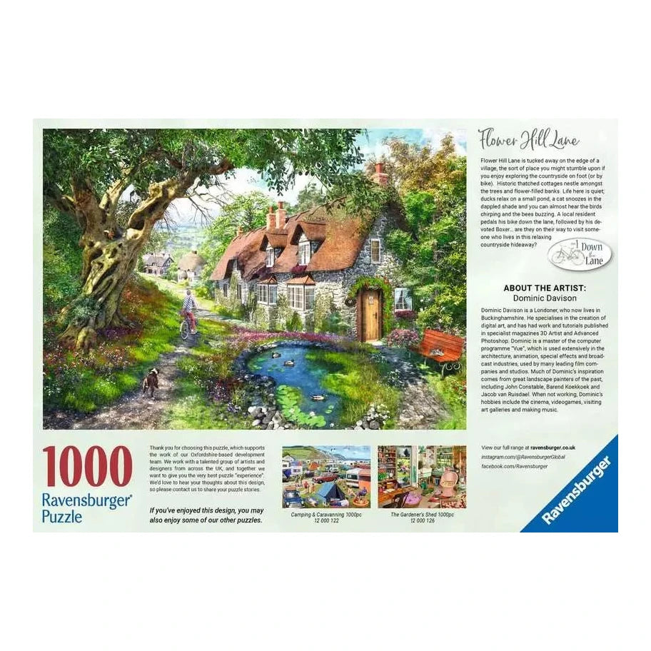 Virágdomb utca Ravensburger 1000 darabos kirakó puzzle (RA - 12000131) - puzzlegarden