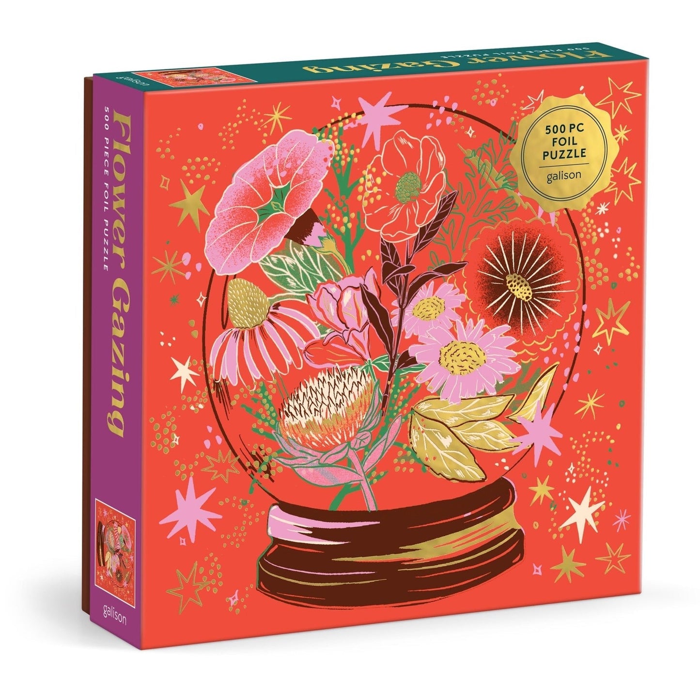 Virágles - aranyfóliás! Galison 500 darabos kirakó puzzle (GA - 9780735382831) - puzzlegarden