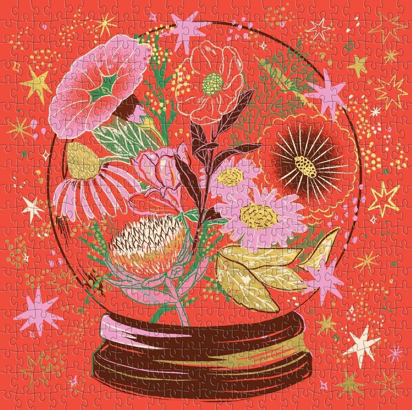 Virágles - aranyfóliás! Galison 500 darabos kirakó puzzle (GA - 9780735382831) - puzzlegarden