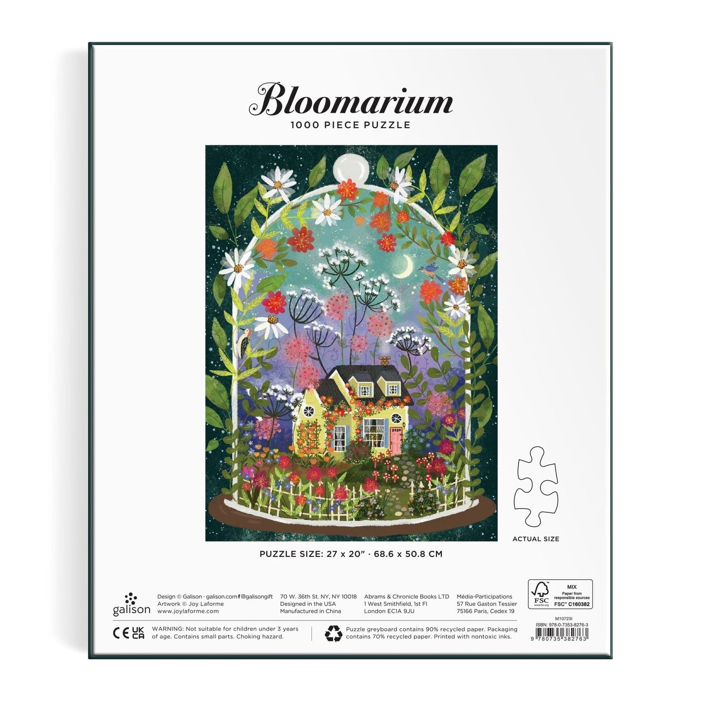 Virágmúzeum Galison 1000 darabos kirakó puzzle (GA - 9780735382763) - puzzlegarden