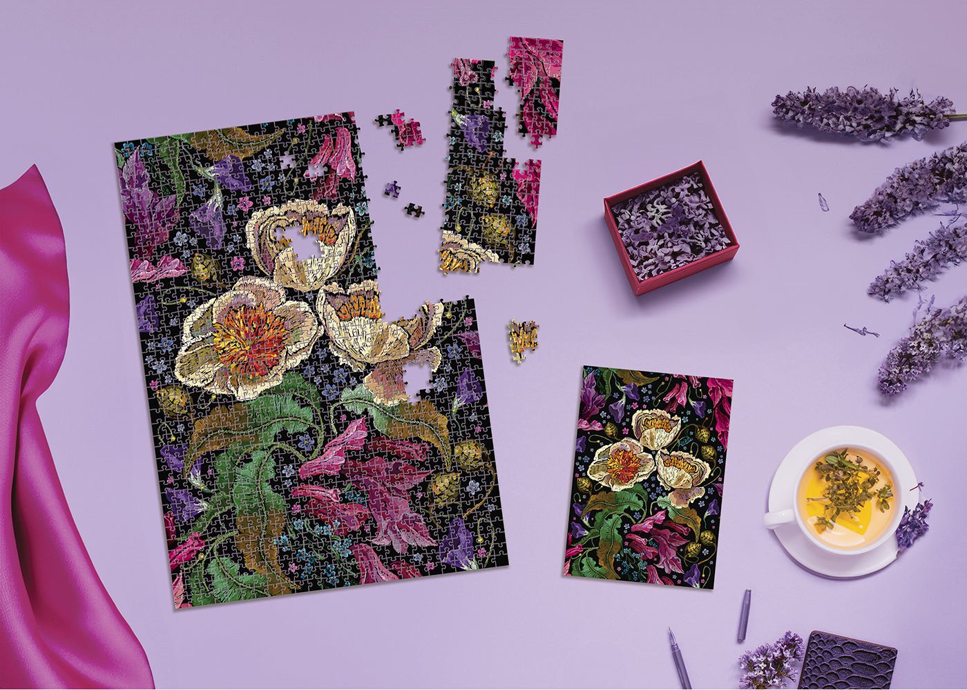 Virágok 4 Interdruk 1000 darabos kirakó puzzle (ID-PUZ1000FLO4) - puzzlegarden