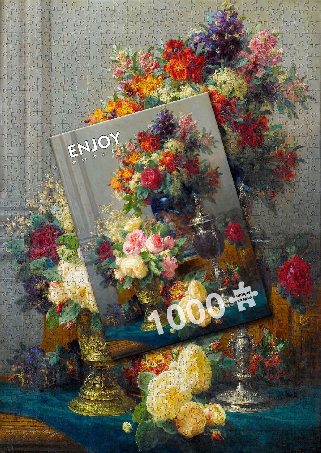 Virágok és Serlegek Enjoy 1000 darabos kirakó puzzle (EN - 1527) - puzzlegarden