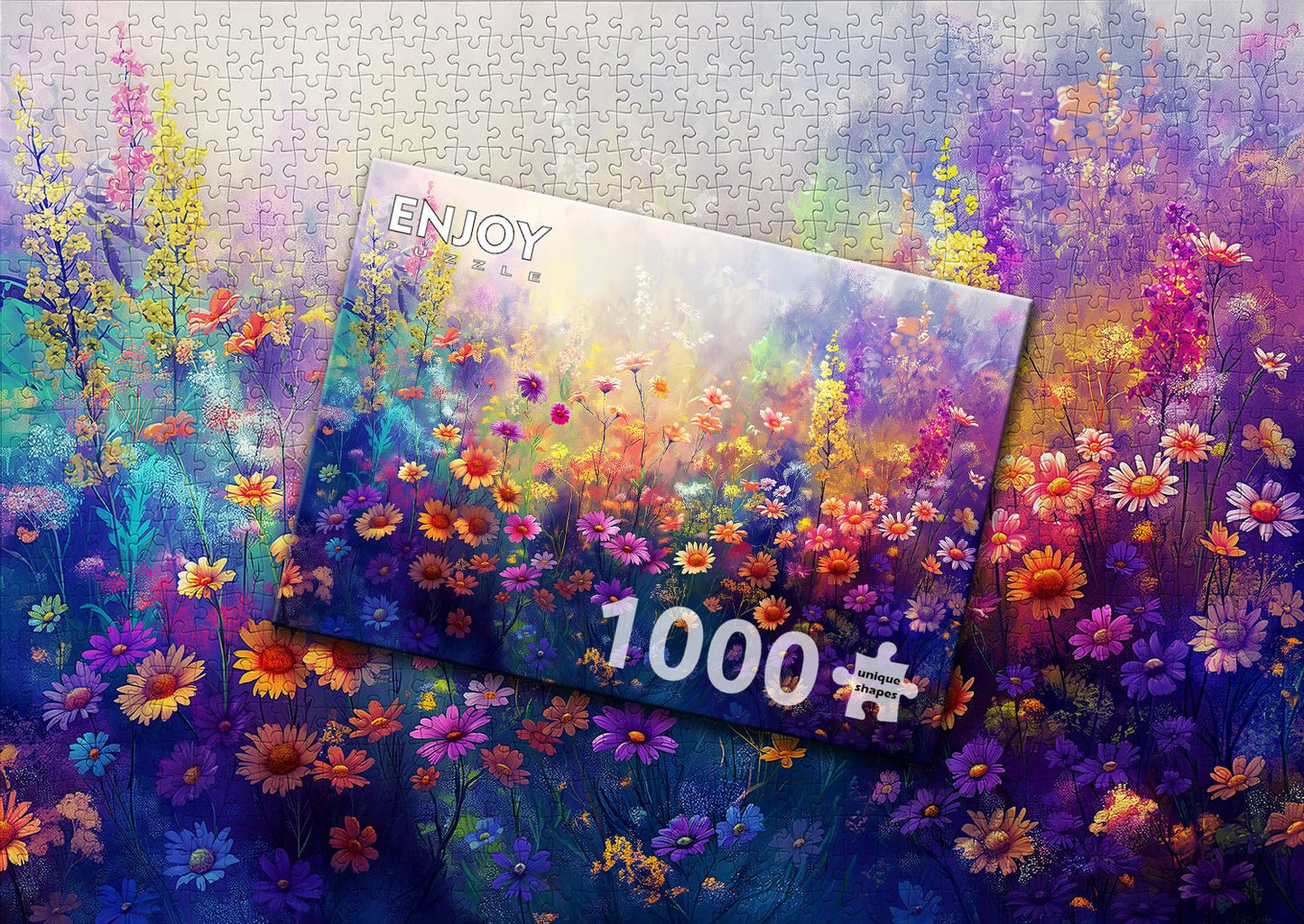 Virágos tisztás Enjoy 1000 darabos kirakó puzzle (EN - 2276 5949194022762) - puzzlegarden