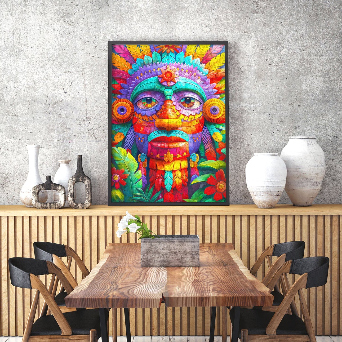 Virágtotem Enjoy 1000 darabos kirakó puzzle (EN - 2252) - puzzlegarden