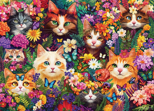 Virágzó bajuszok Cobble Hill 1000 darabos kirakó puzzle (CH - 40289) - puzzlegarden