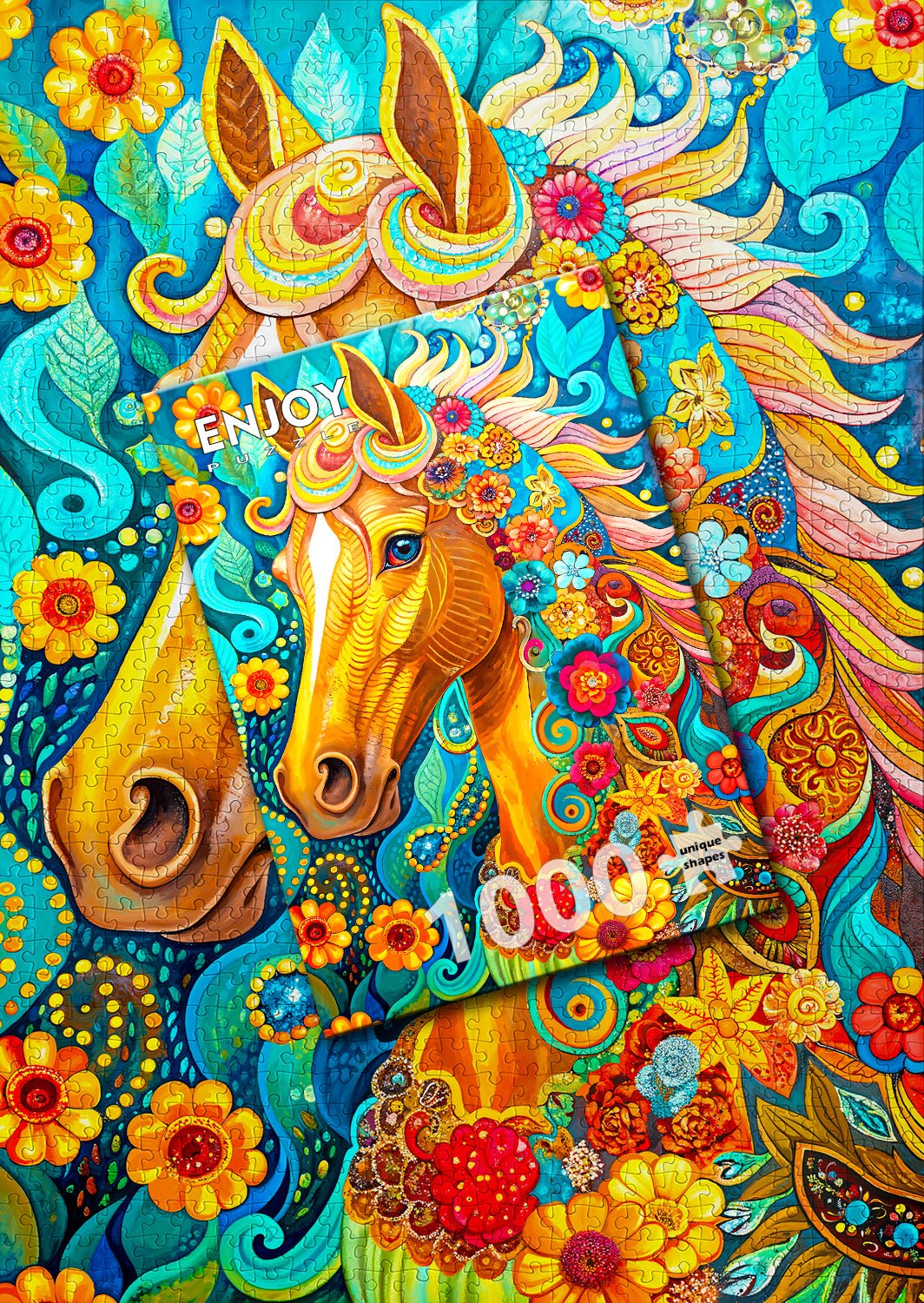 Virágzó sörény Enjoy 1000 darabos kirakó puzzle (EN - 2256 5949194022564) - puzzlegarden