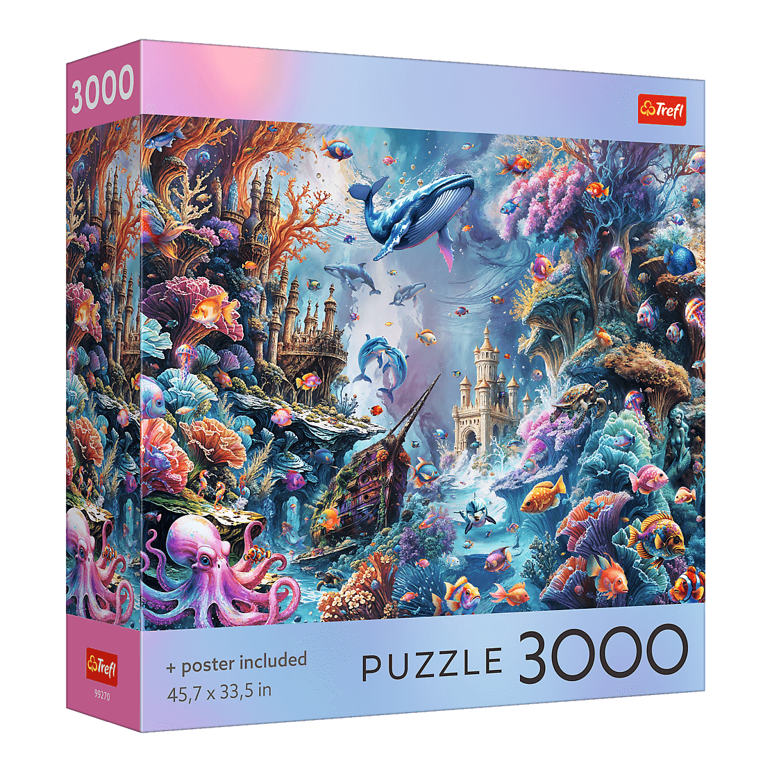 Víz alatti élet Trefl 3000 darabos kirakó puzzle (TR-USA_99270) - puzzlegarden