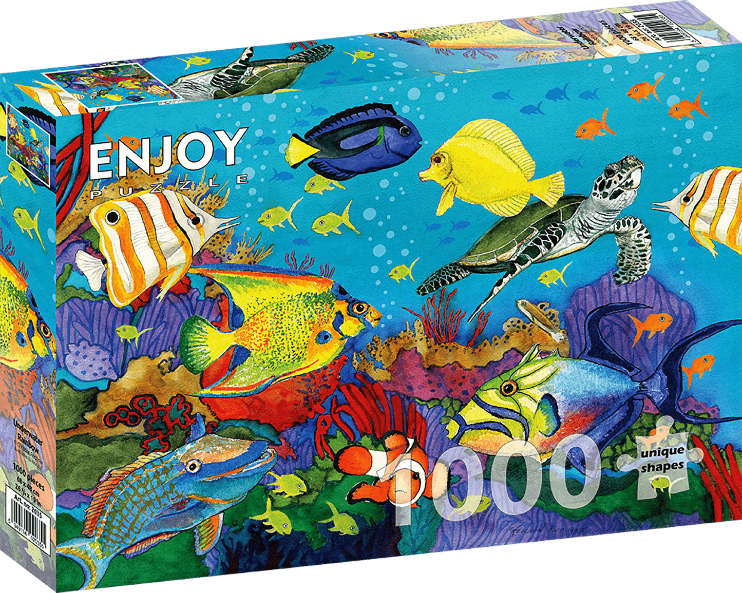 Víz alatti szivárvány Enjoy 1000 darabos kirakó puzzle (EN - 2035) - puzzlegarden