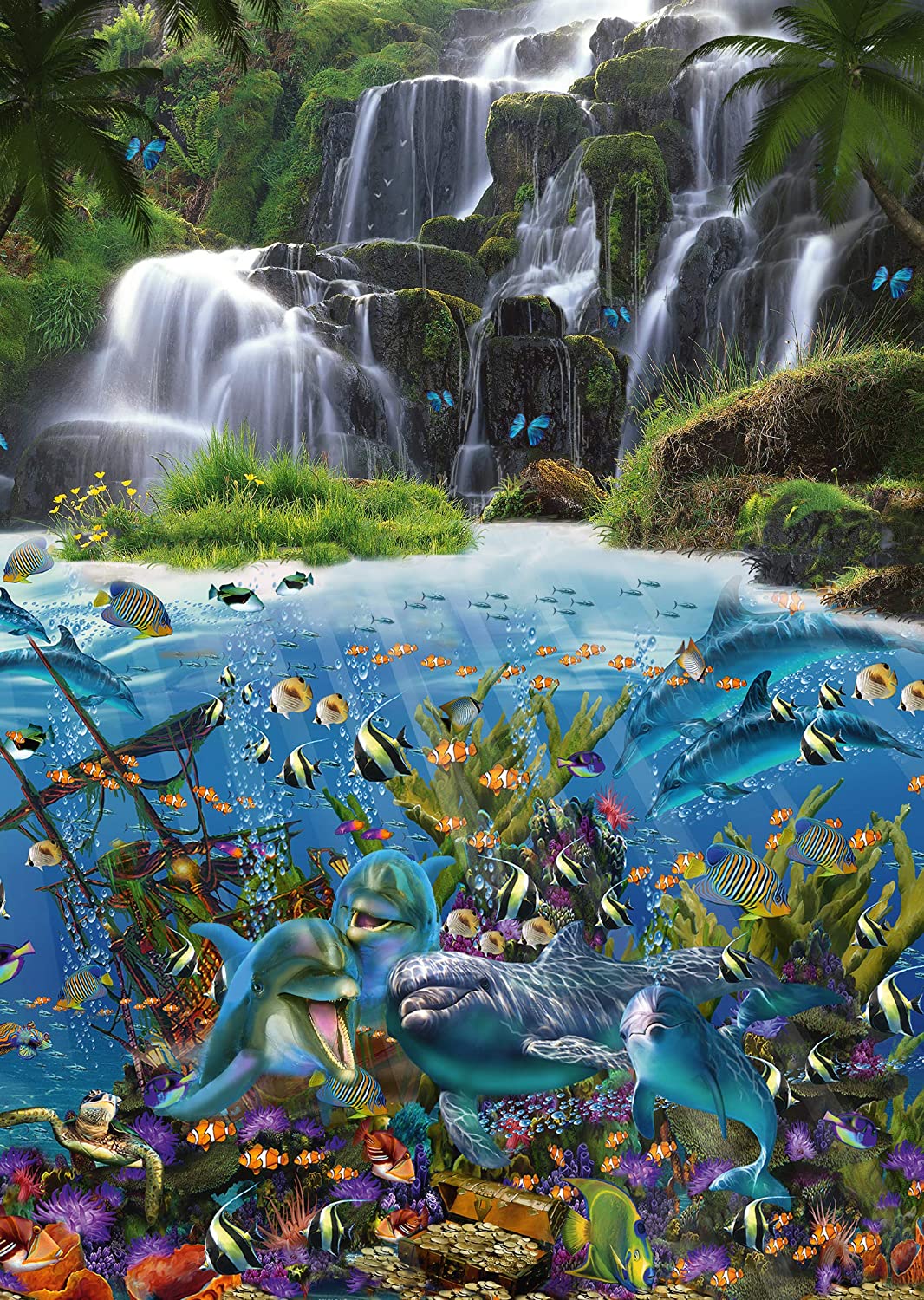 Vízesés Schmidt Spiele 1000 darabos kirakó puzzle (SCH - 59684) - puzzlegarden