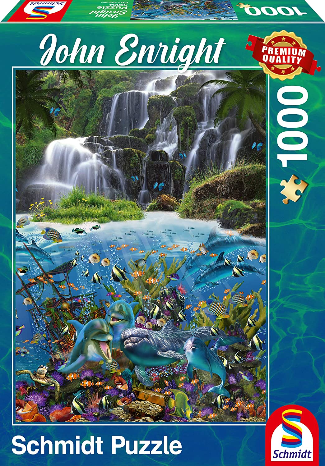 Vízesés Schmidt Spiele 1000 darabos kirakó puzzle (SCH - 59684) - puzzlegarden