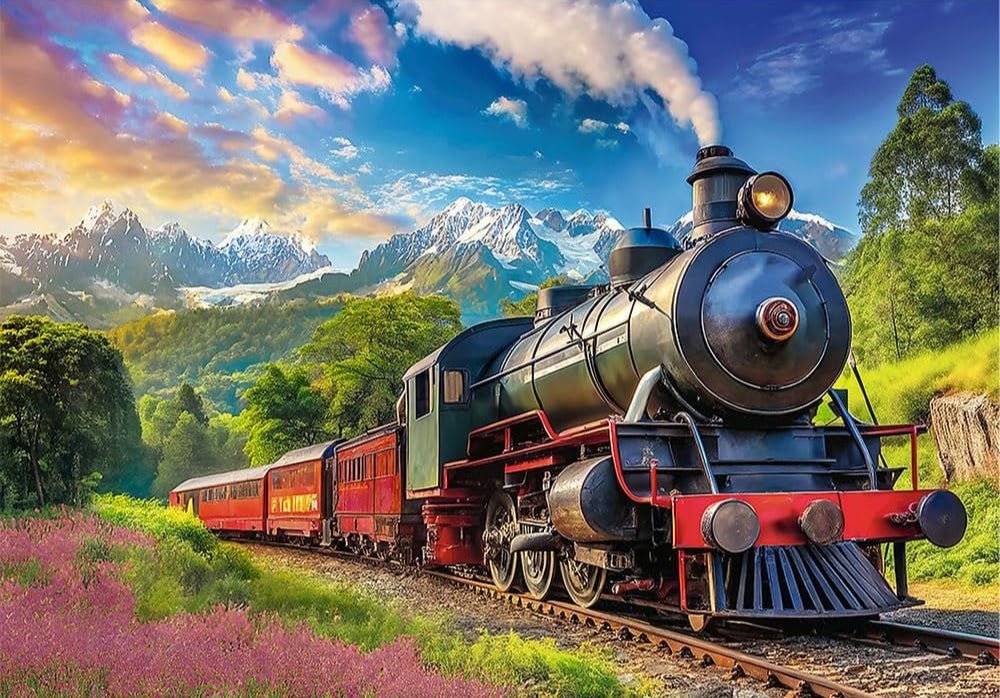 Vonatutazás Trefl 1000 darabos kirakó puzzle (TR - 10929) - puzzlegarden