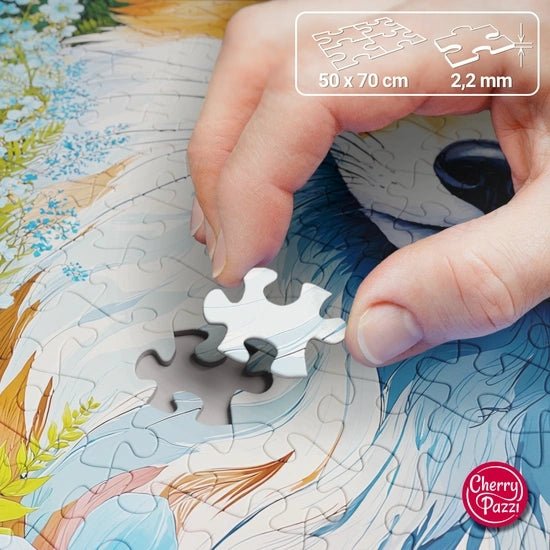 Vörös róka virágok közt Cherry Pazzi 1000 darabos kirakó puzzle (CP - 31148) - puzzlegarden