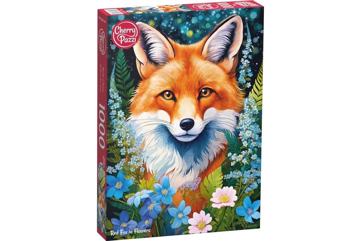 Vörös róka virágok közt Cherry Pazzi 1000 darabos kirakó puzzle (CP - 31148) - puzzlegarden