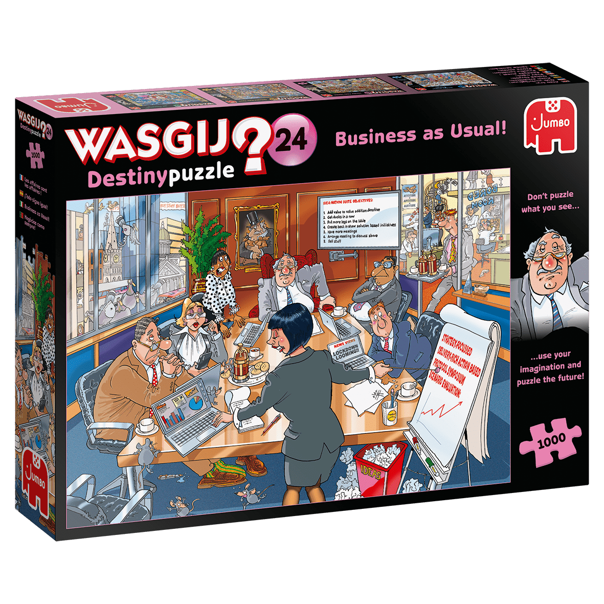 Wasgij? - Destiny 24 - Business as Usual! Jumbo 1000 darabos kirakó puzzle (JU - 25013) - puzzlegarden