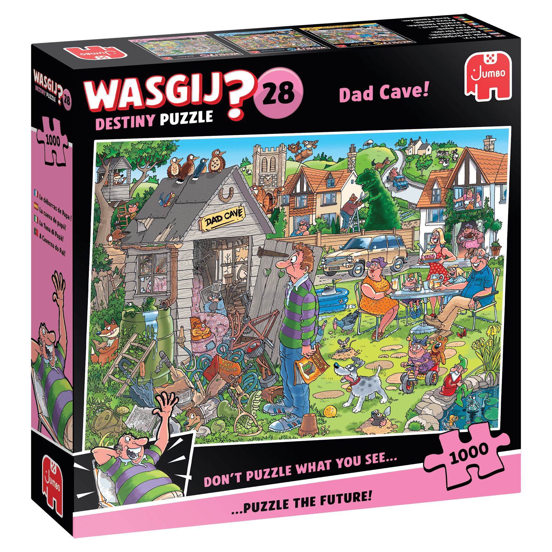 Wasgij Destiny 28 – Apa kuckója Jumbo 1000 darabos kirakó puzzle (JU - 1110100597) - puzzlegarden