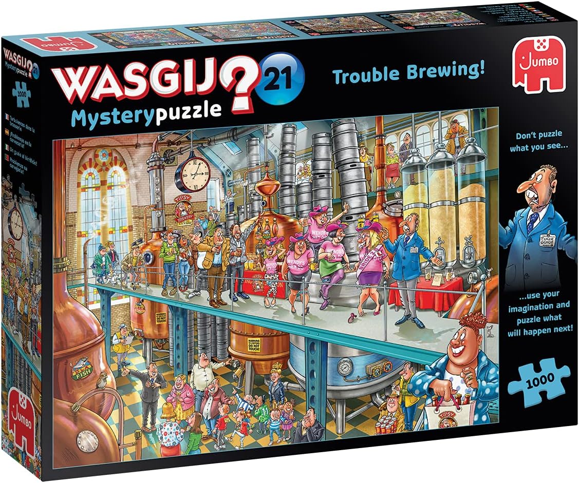 Wasgij? - Mystery 21 - A Sörfőzdében Jumbo 1000 darabos kirakó puzzle (JU - 25006) - puzzlegarden