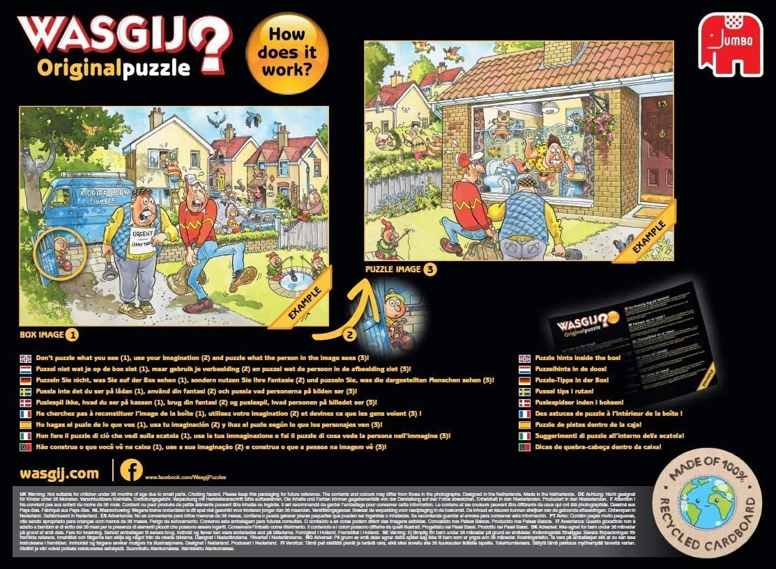 Wasgij? - Original 36 - Újévi Fogadalmak! Jumbo 1000 darabos kirakó puzzle (JU - 25000) - puzzlegarden