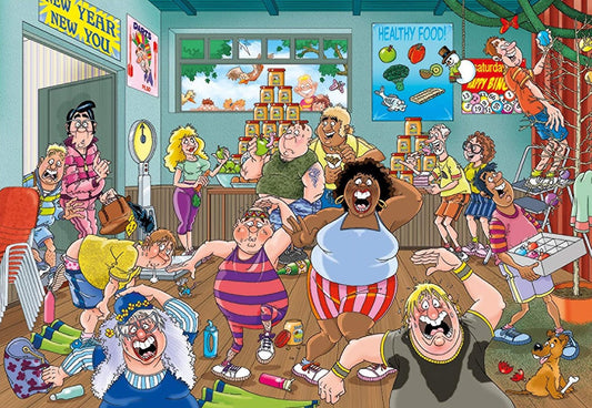 Wasgij? - Original 36 - Újévi Fogadalmak! Jumbo 1000 darabos kirakó puzzle (JU - 25000) - puzzlegarden