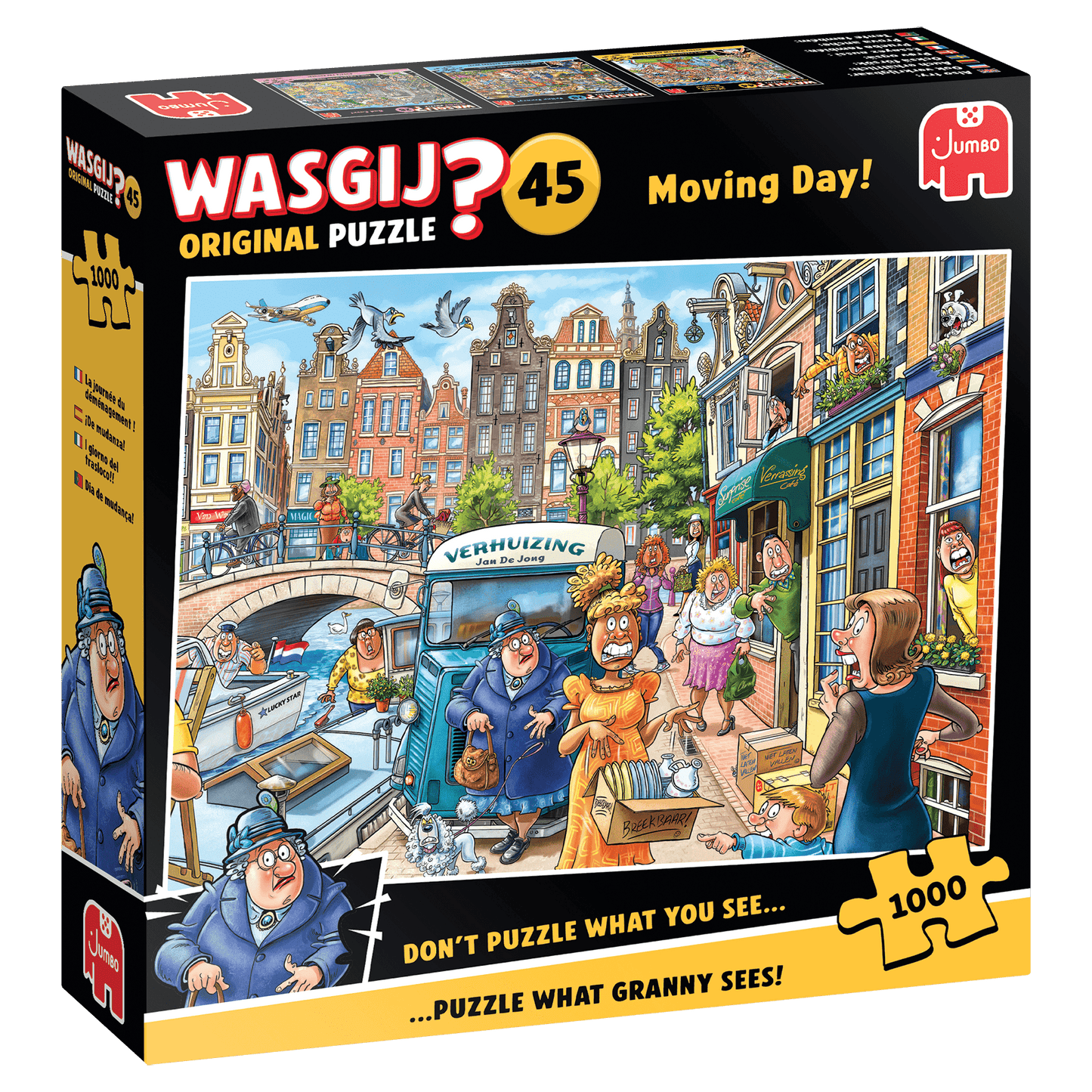 Wasgij Original 45 – Költözési káosz! Jumbo 1000 darabos kirakó puzzle (JU - 1110100588) - puzzlegarden