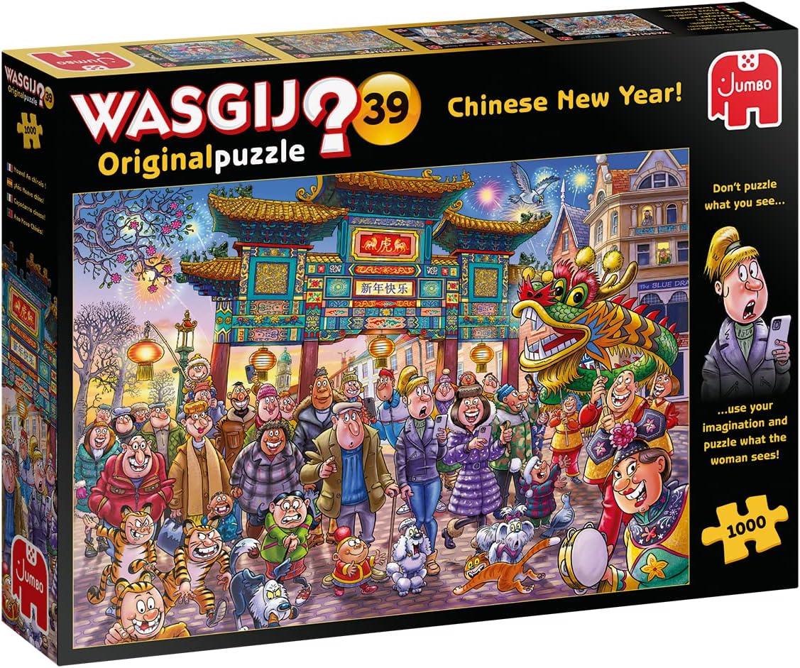 Wasgij? - Original Puzzle Nr. 39 - Kínai Újév! Jumbo 1000 darabos kirakó puzzle (JU - 25011) - puzzlegarden