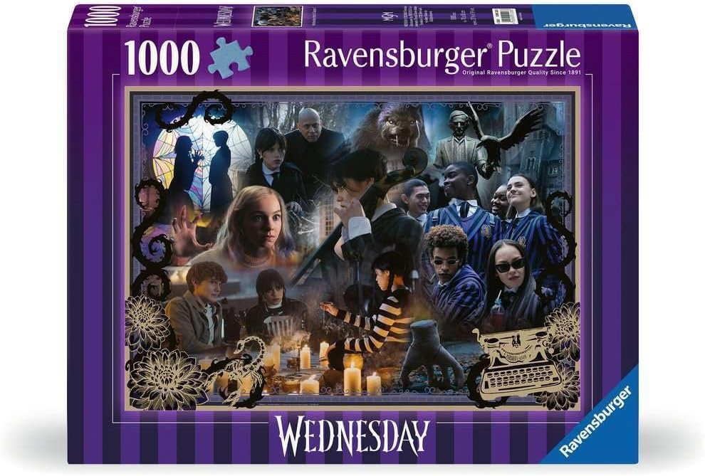 Wednesday Ravensburger 1000 darabos kirakó puzzle (RA - 12001228) - puzzlegarden