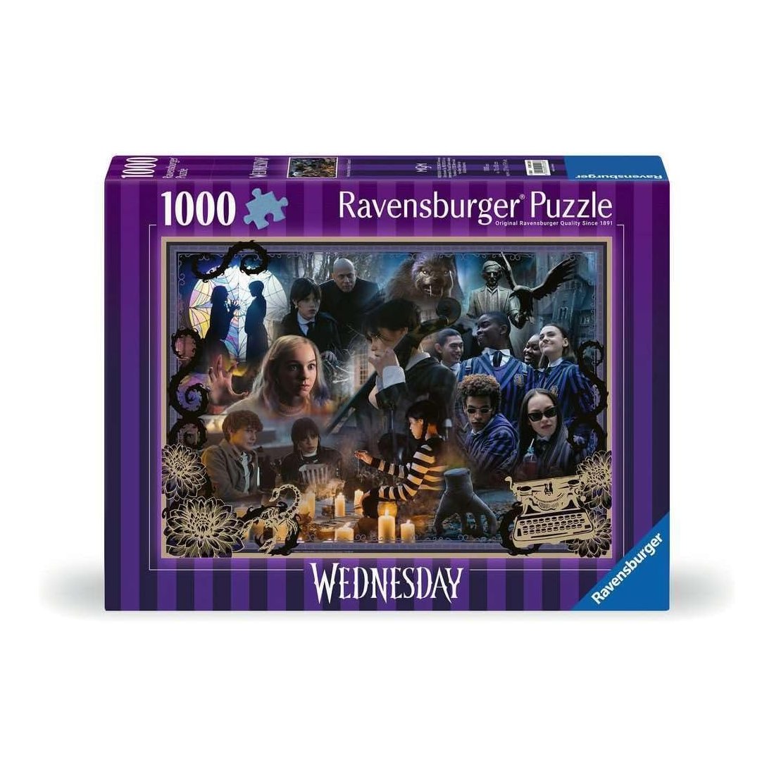 Wednesday Ravensburger 1000 darabos kirakó puzzle (RA - 12001228) - puzzlegarden