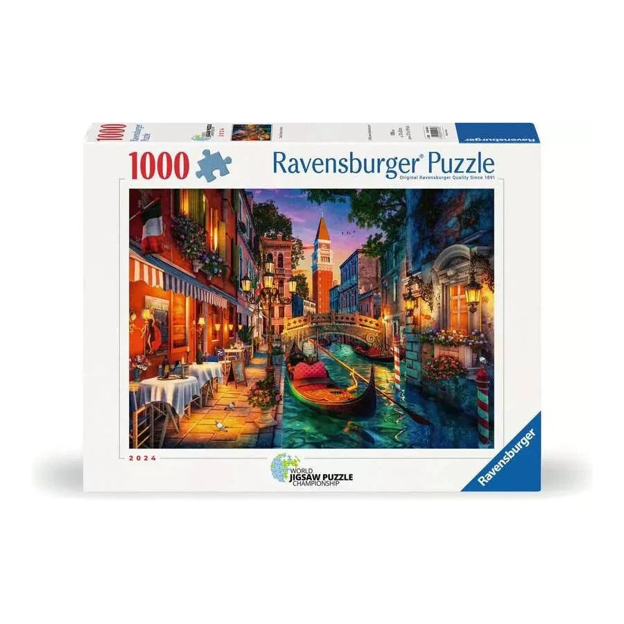 WJPC 2024 – Csatornás hajókázás Velencében Ravensburger 1000 darabos kirakó puzzle (RA - 12001439) - puzzlegarden