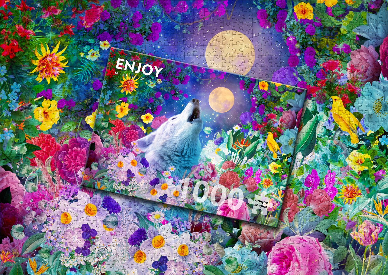 Wolf Moon Enjoy 1000 darabos kirakó puzzle (EN - 2183) - puzzlegarden