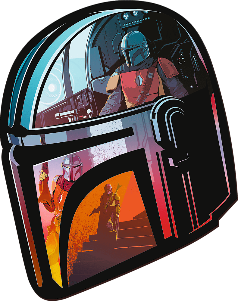 A Mandalóri - FA kirakó Trefl Wood Craft 160 darabos kirakó puzzle (TR - 20186) - puzzlegarden