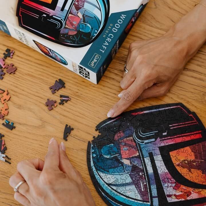 A Mandalóri - FA kirakó Trefl Wood Craft 160 darabos kirakó puzzle (TR - 20186) - puzzlegarden