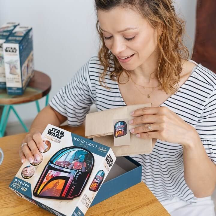 A Mandalóri - FA kirakó Trefl Wood Craft 160 darabos kirakó puzzle (TR - 20186) - puzzlegarden