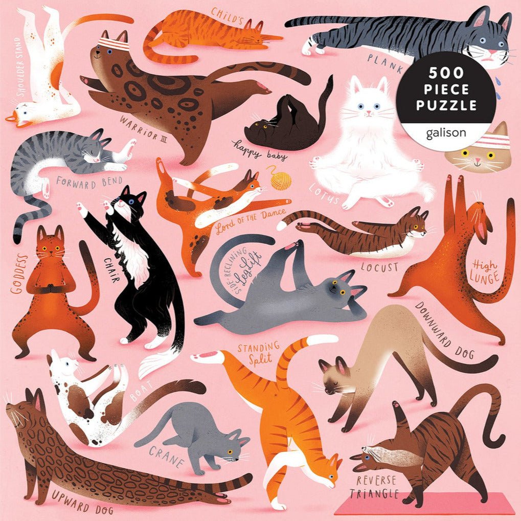 Yoga Cicáknak Galison 500 darabos kirakó puzzle (GA - M051421B - YC) - puzzlegarden