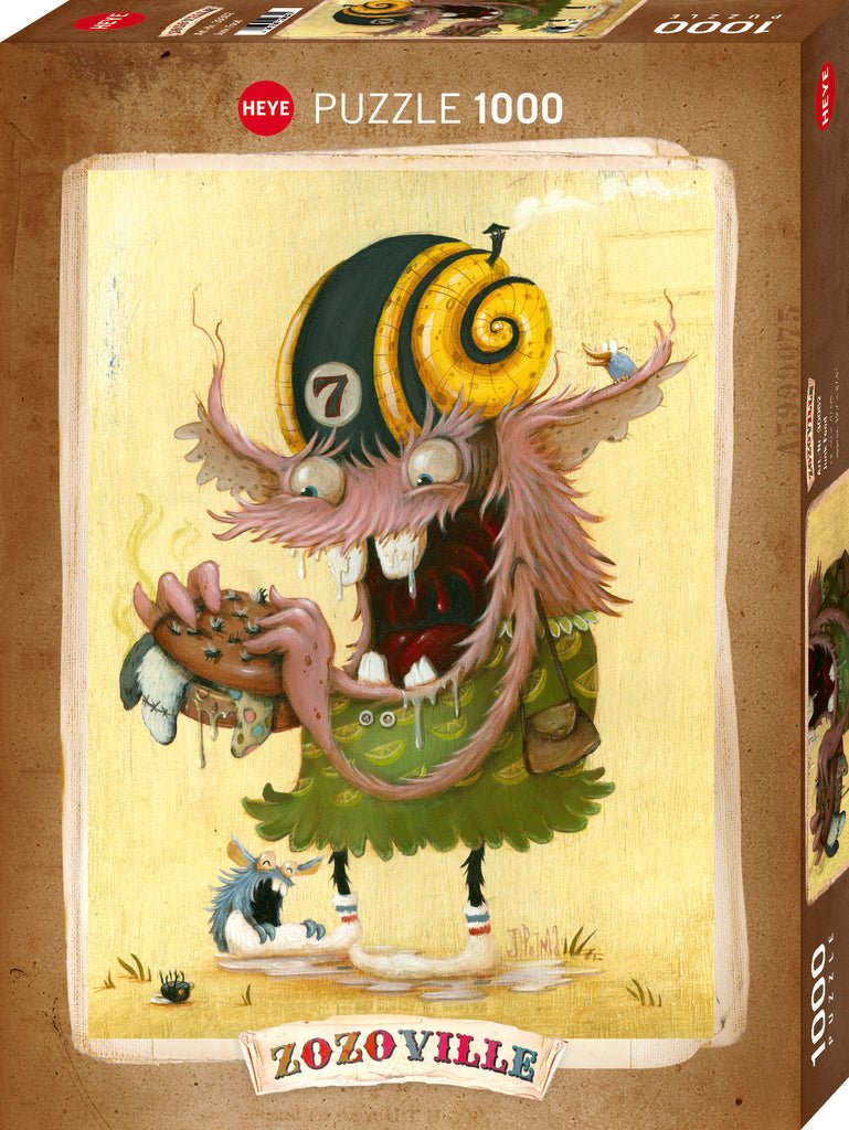 Zozoville - Junkfood szörnyek HEYE 1000 darabos kirakó puzzle (HE - 30062) - puzzlegarden