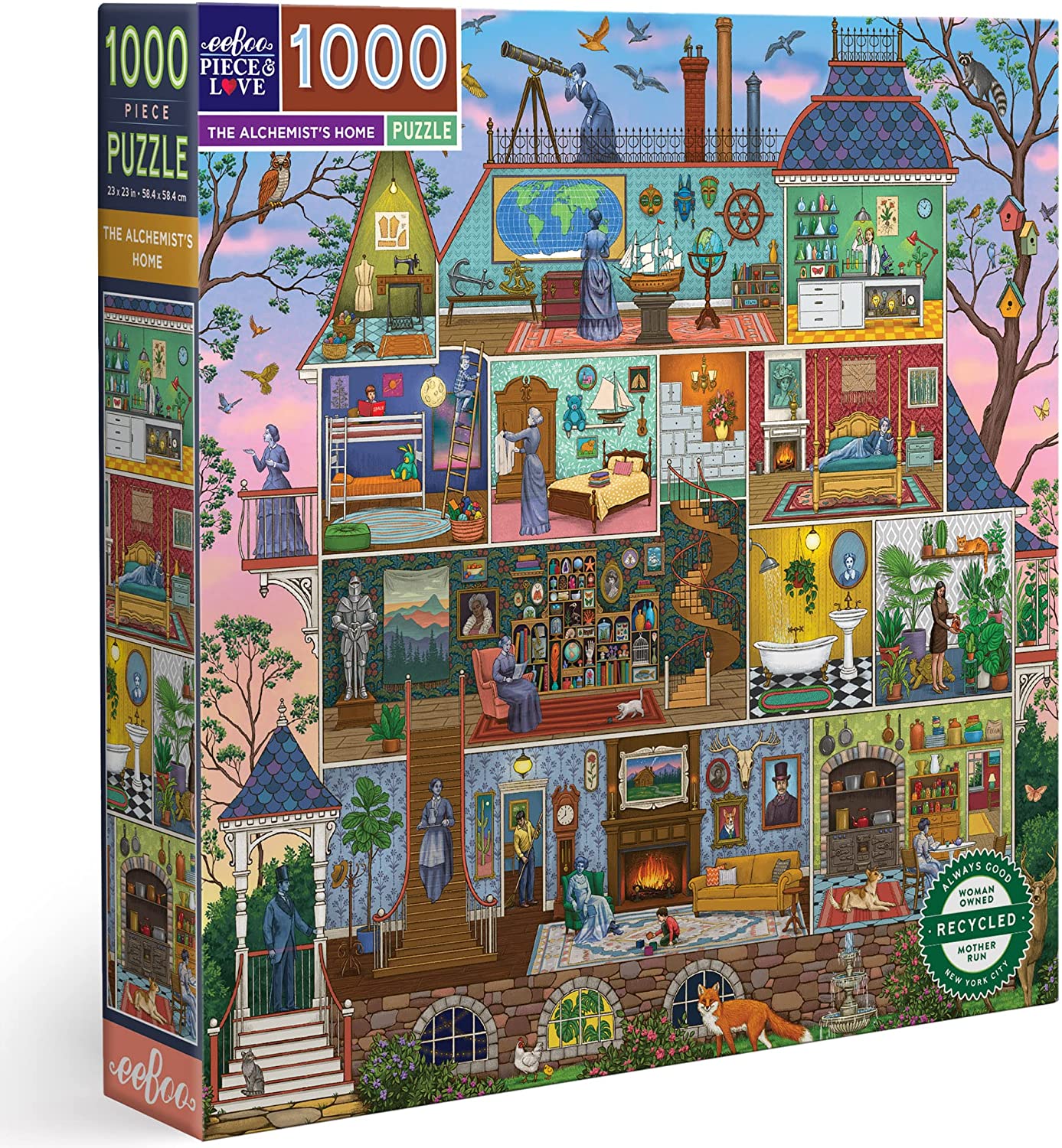 Az Alkimista Otthona Eeboo 1000 darabos kirakó puzzle (EB - PZTAST) - puzzlegarden