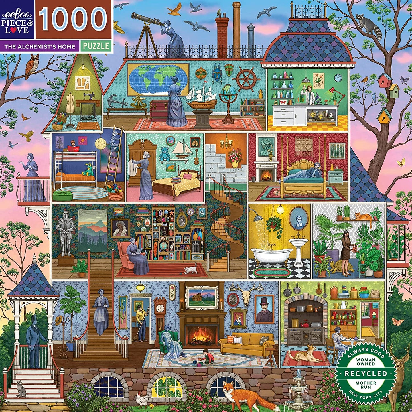 Az Alkimista Otthona Eeboo 1000 darabos kirakó puzzle (EB - PZTAST) - puzzlegarden