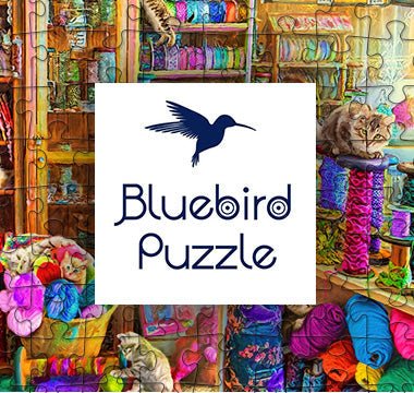 Bluebird Puzzle - puzzlegarden