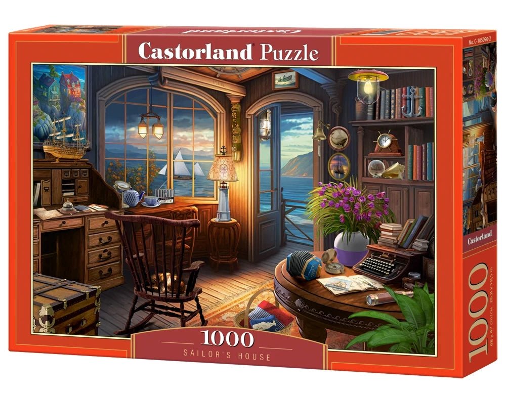 A tengerész szobája Castorland 1000 darabos kirakó puzzle (C-105090 5904438105090) - puzzlegarden